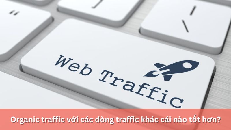 Organic traffic với các traffic khác